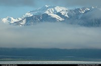 The cloud-obscured coastline of Yakutat Bay. For the complete webgallery: www.alaska-editions.nl