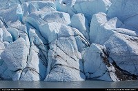 The ice of the Matanuska Glacier takes aprox. 250 years to form upglacier and advance to the terminus. For more webgalleries: www.alaska-editions.nl