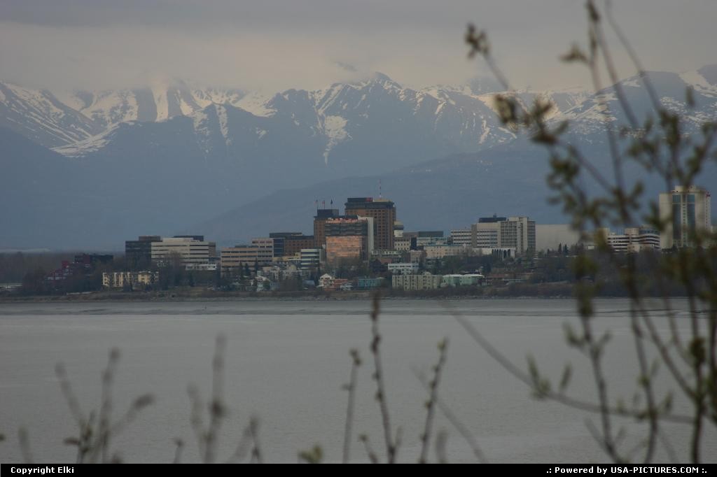 Picture by elki: Anchorage Alaska   skyline, glacier