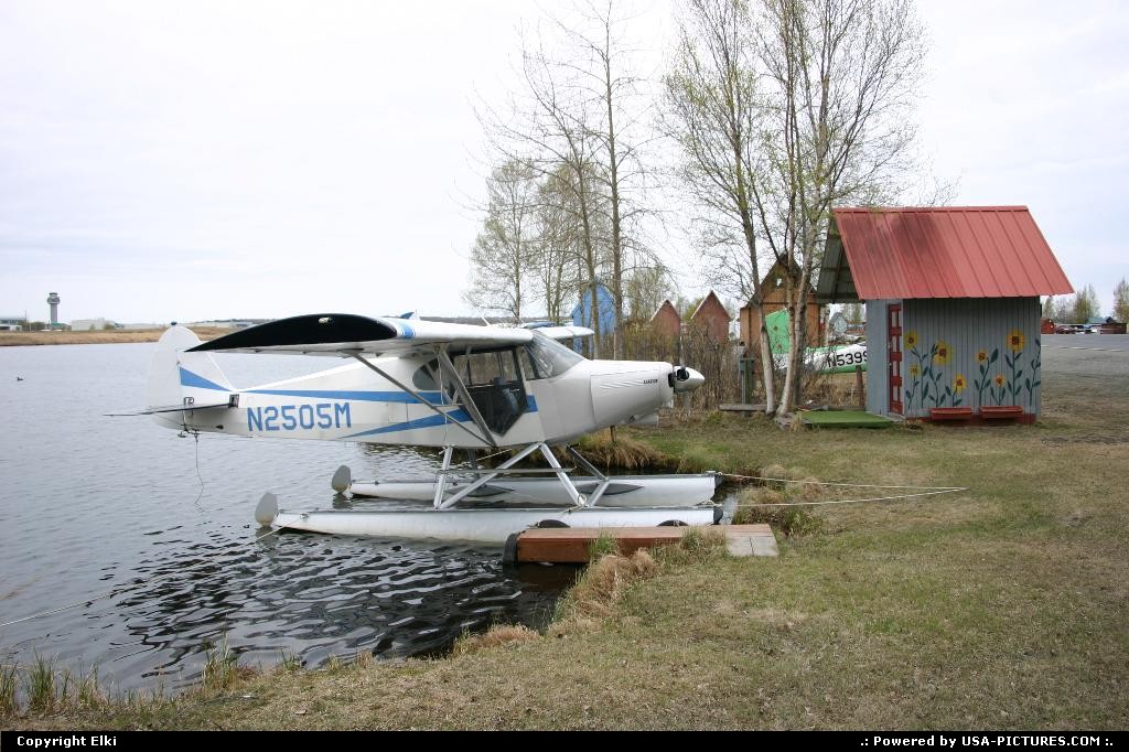 Picture by elki: Anchorage Alaska   piper, avion, hydravion, pa-12