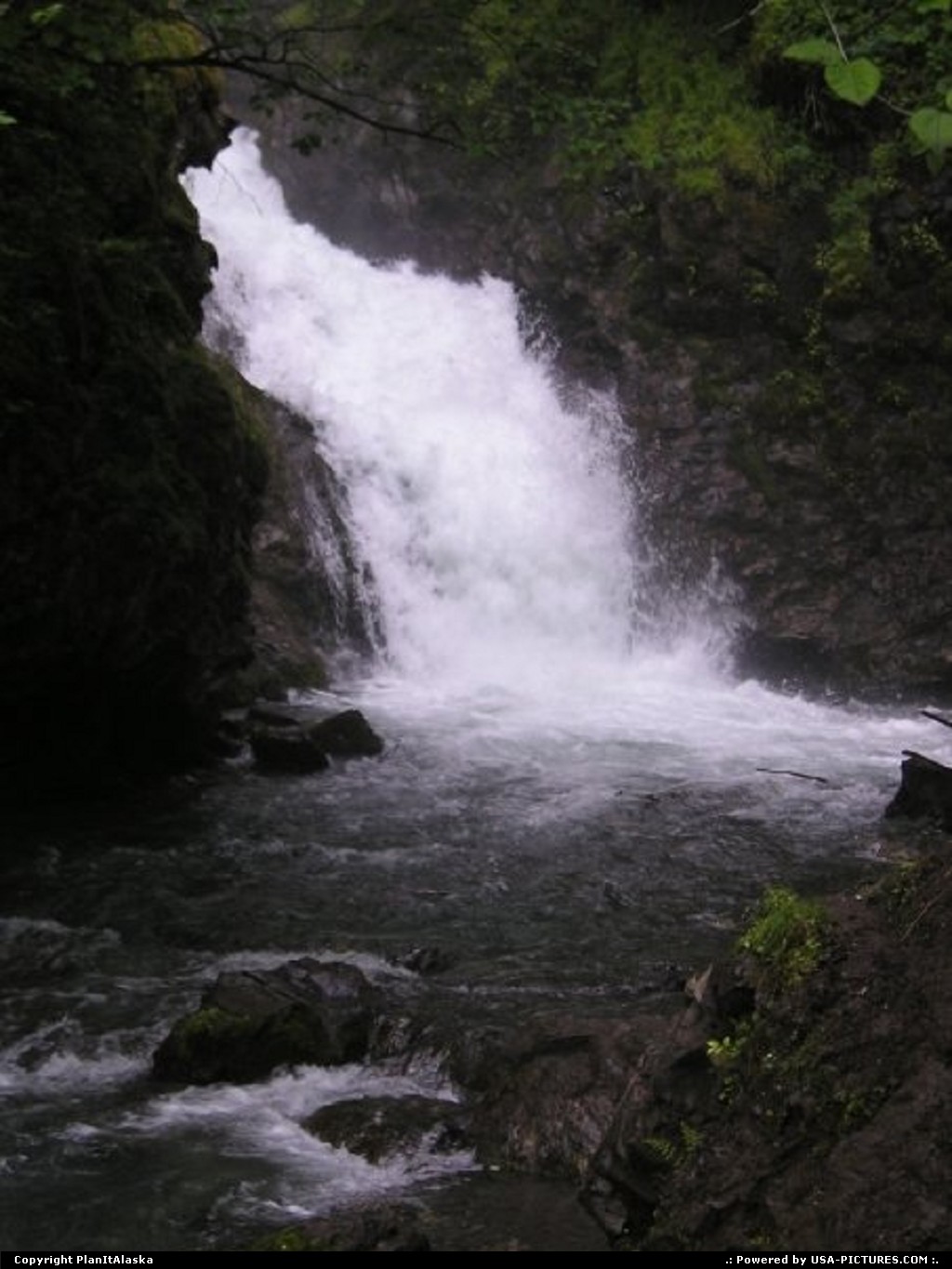 Picture by PlanItAlaska: Eagle River Alaska   Waterfall