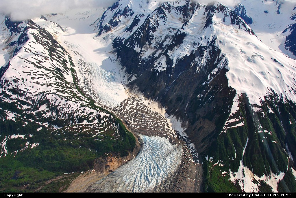 Picture by Albumeditions:  Alaska Glacier Bay  Alaska, Glacier, Flightseeing