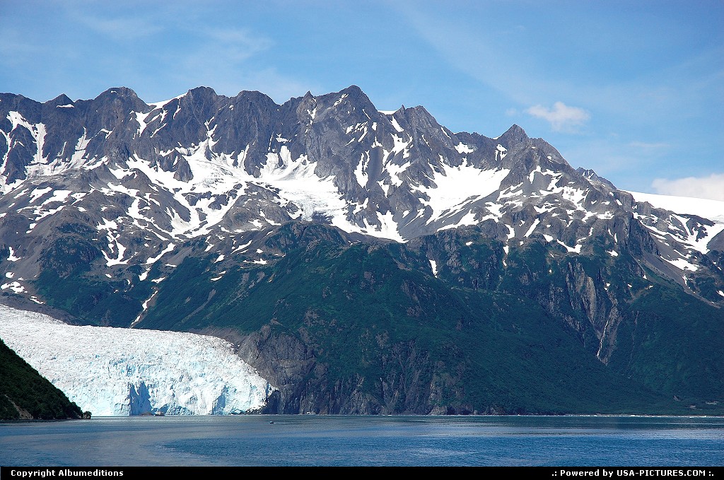 Picture by Albumeditions:  Alaska Kenai Fjords  Alaska, Kenai, Glacier