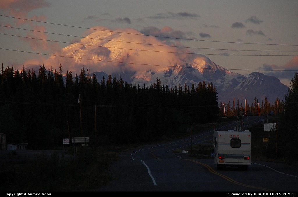 Picture by Albumeditions: Not in a city Alaska   Alaska Sunset