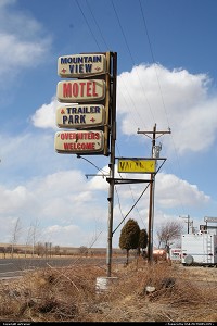 Springerville : Old motel sign, Springerville