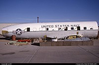 What was left of a Convair Liner which soldiered for the Navy.