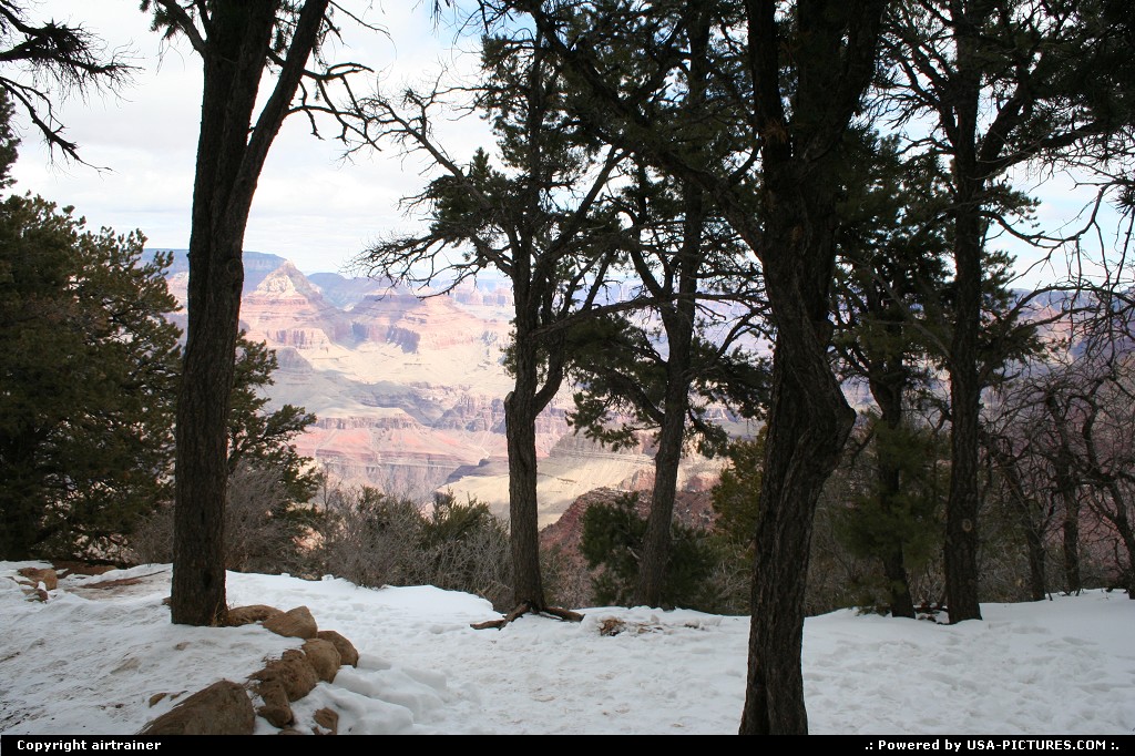 Picture by airtrainer:  Arizona Grand Canyon  Grand Canyon, south rim, scenic road