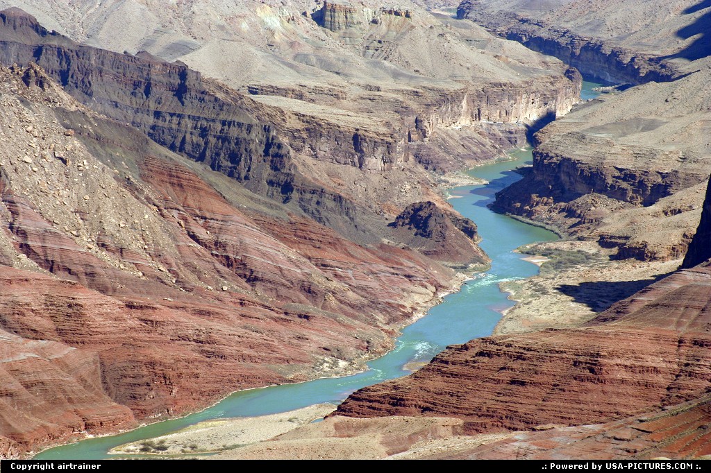 Picture by airtrainer:  Arizona Grand Canyon  grand, canyon, colorado, river
