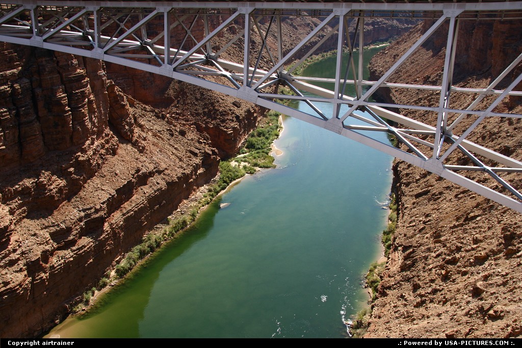 Picture by airtrainer: Not in a City Arizona   navajo, bridge, marble, canyon, colorado