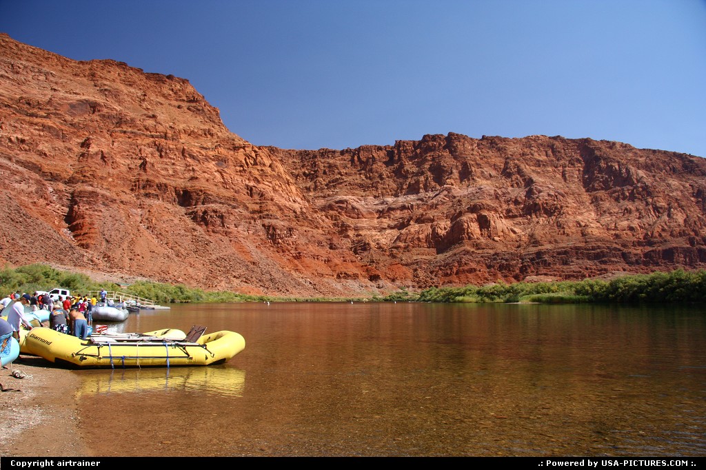 Picture by airtrainer: Not in a City Arizona   colorado, lees ferry, river