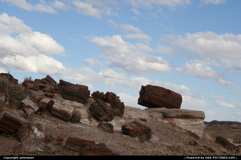 Picture by airtrainer:  Arizona Petrified Forest  
