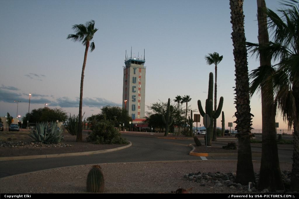 Picture by elki: Tucson Arizona   cactus, palms, ATC, TUS, airport