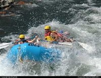 White Water Rafting the Tuolumne River, tours leave from Groveland, CA near Yosemite