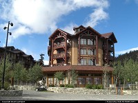 Mammoth Lakes : Le Village  Mammoth Lake. Hotels, resorts et restaurants sont regroups ici