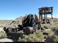 The mining city of Bodie once was the 3rd in California. Dismantled after World War II
