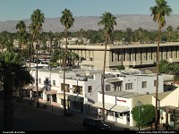 vue de palm spring, ville qui se situe en plein desert et tres appreci par les retrait pour son climat