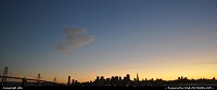 , San Francisco, CA, coucher de soleil sur san francisco