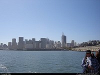 San Francisco : San Francisco from the bay, close to the Bay Bridge