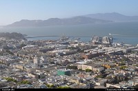 San Francisco : vue de la baie depuis la coit tower