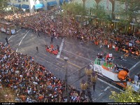 California, Parade on market street for the back of the giants after they won the world series againts Texas Rangers. 