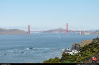 La cote ouest de San Francisco. Un chemin partant de ocean beach, puis parcourant lincoln park, baker beach, presidio ... pour finir au pied du golden gate bridge