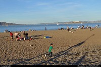 , San Francisco, CA, Enjoying the beach during this sunny sunday afternoon.