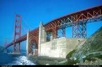 View from Baker Beach , on the ocean side