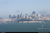 San francisco appear from fog who can come again and hide the city in less than 5 minutes.