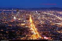 San Francisco : Sunset Meets Night in San Francisco