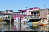 Photo by elki | Sausalito  Sausalito boat house
