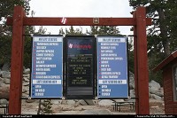 Lift status at Heavenly ski resort, one of the best around. As you can see on this billboard, the resort spreads it slopes over California and Nevada. it's you choice to enjoy the ride either facing the Lake (CA) or the desert (NV) 