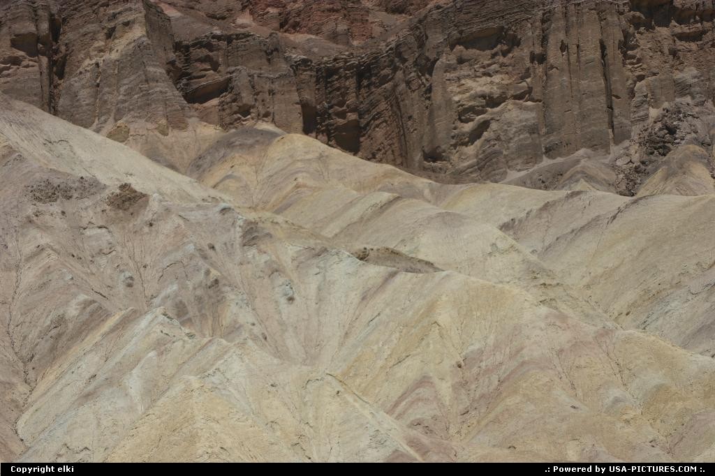 Picture by elki:  Californie Death Valley Artists Palette Valle de la mort