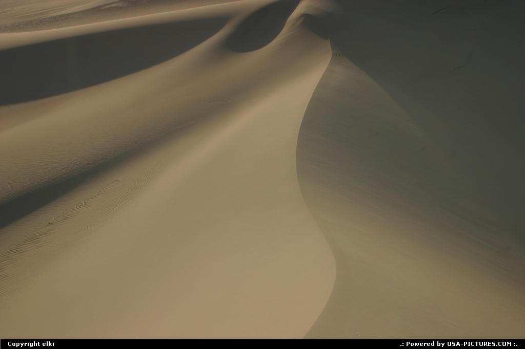 Picture by elki:  California Death Valley Sand Dunes Death Valley Vallée de la mort sand dunes