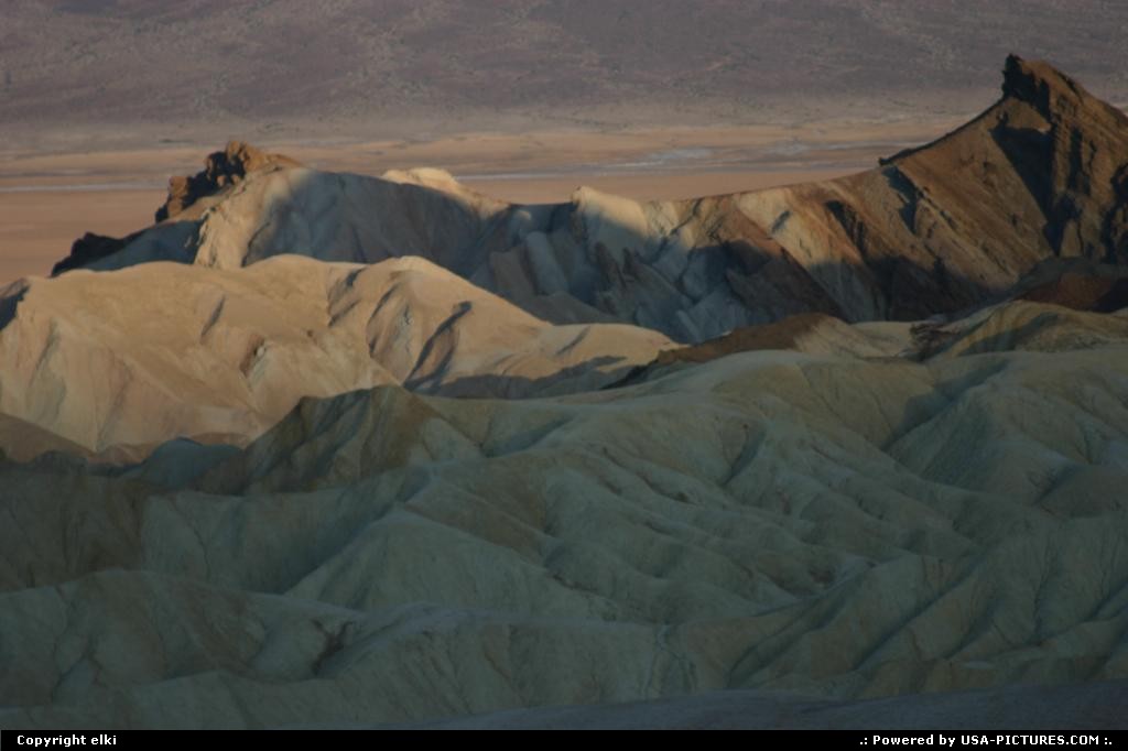 Picture by elki:  California Death Valley Zabriskie Point Death Valley Vallée de la mort Zabriskie Point