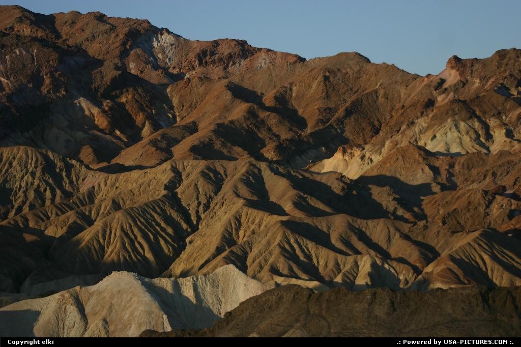 Picture by elki:  California Death Valley Zabriskie Point 
