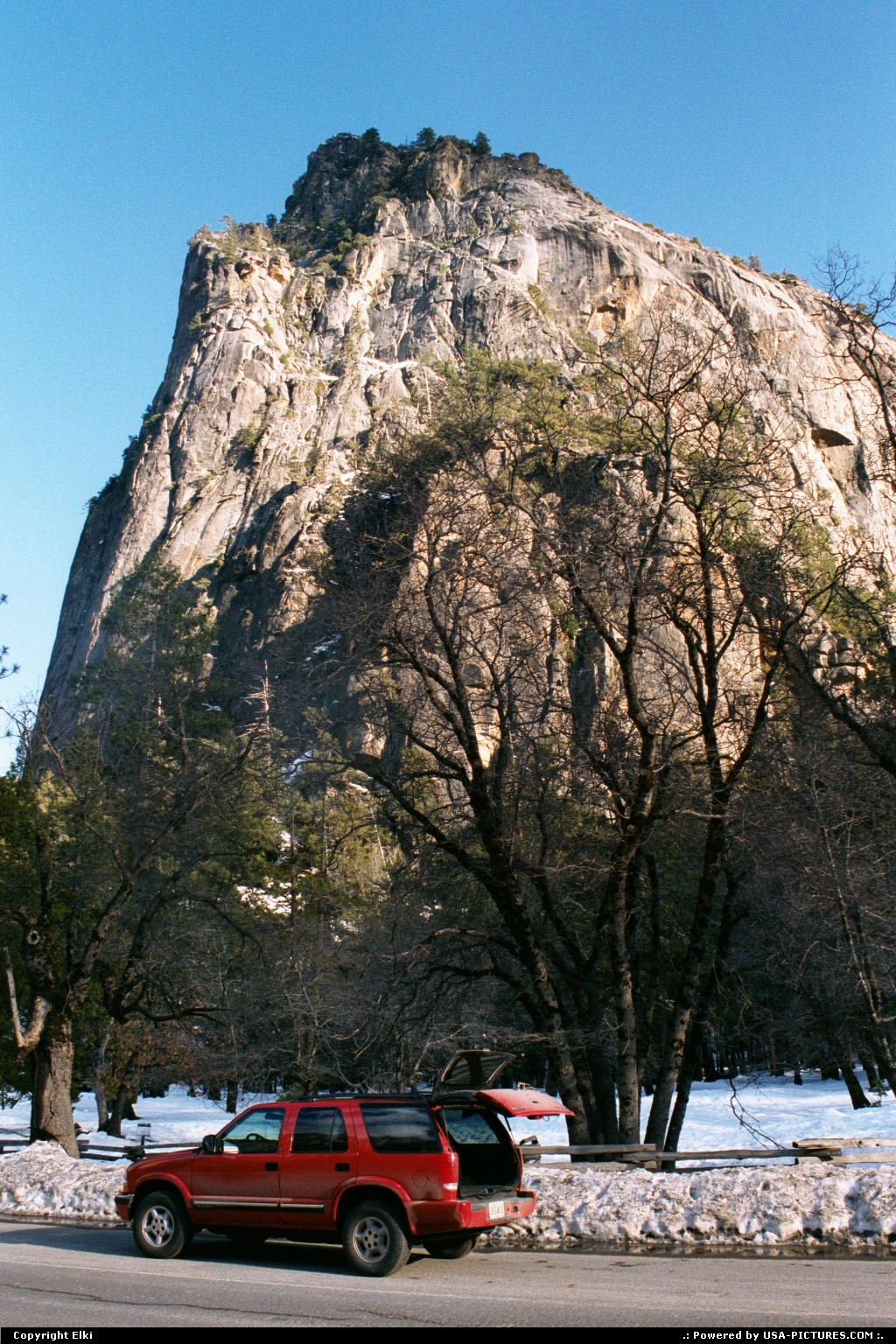 Picture by elki:  California Yosemite  snow, winter