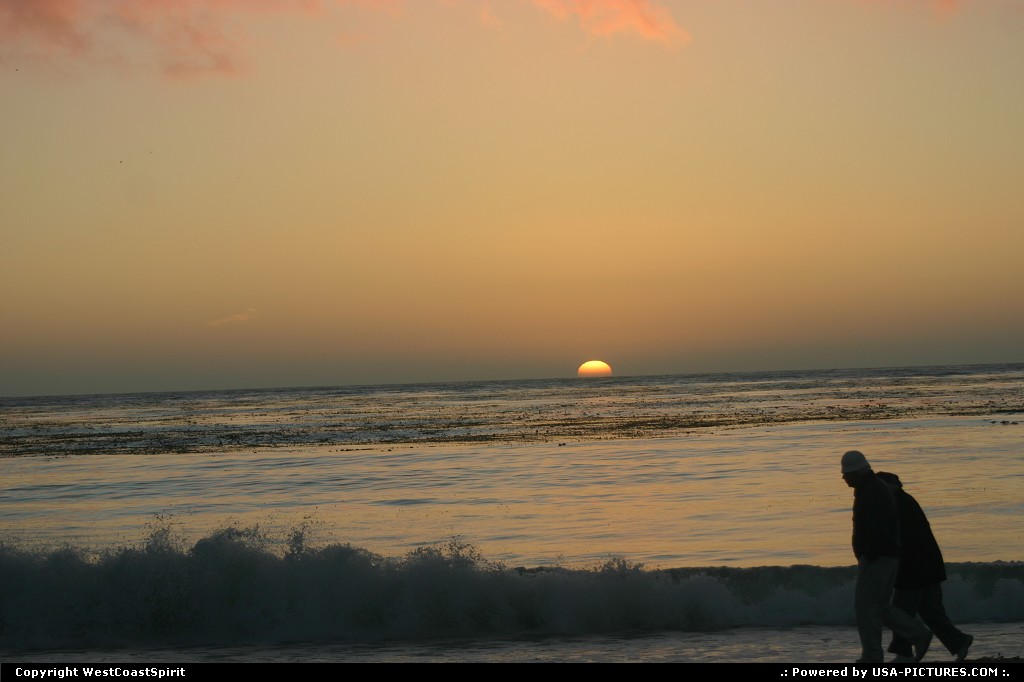 Picture by WestCoastSpirit: Carmel Californie   plage, coucher de soleil
