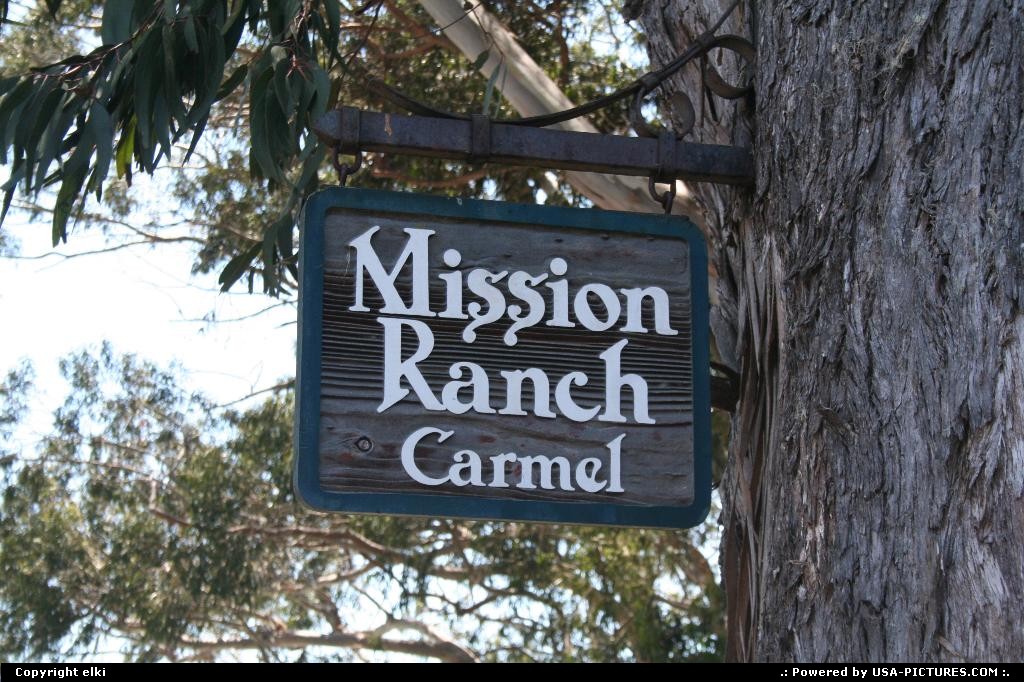 Picture by elki: Carmel Californie   carmel mission ranch