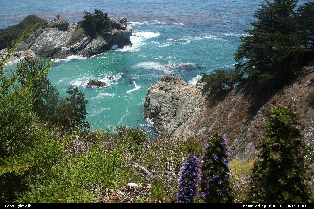 Picture by elki: Hors de la ville California   Julia Pfeiffer Burns state park route 1 california