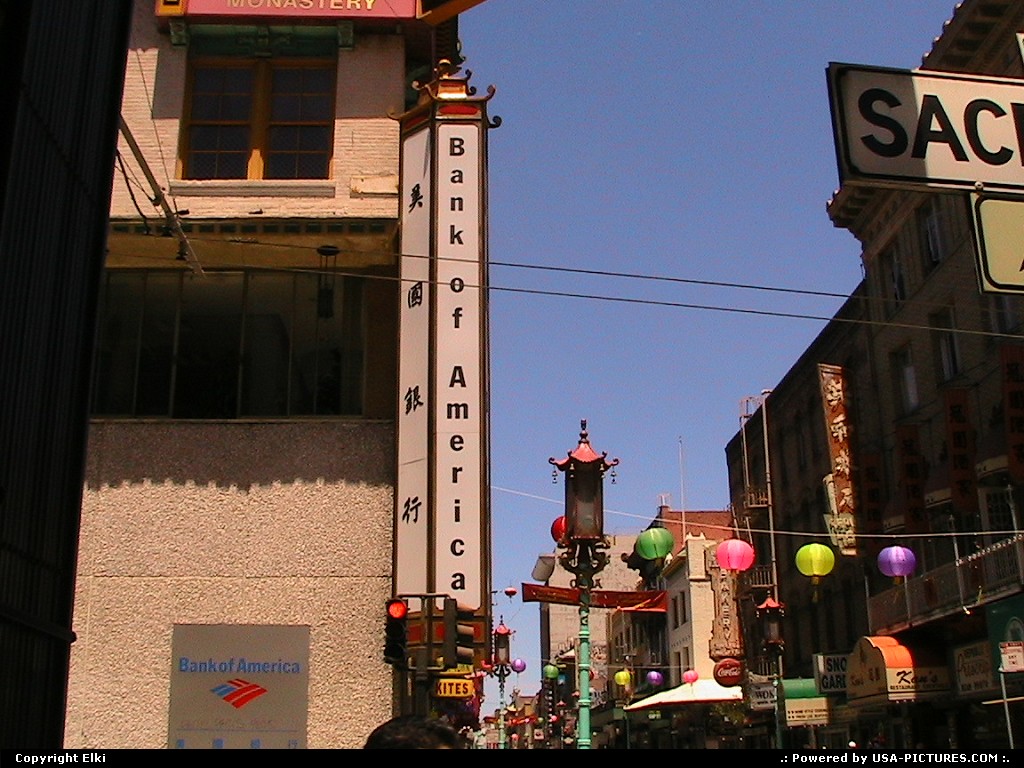 Picture by elki: San Francisco California   bank, chinatown