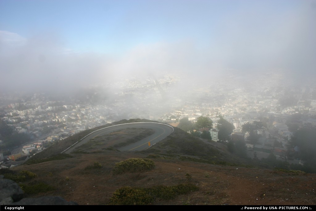 Picture by elki: San Francisco California   City from twin peak san franciso