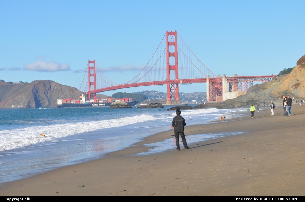 Picture by elki: San Francisco California   baker beach