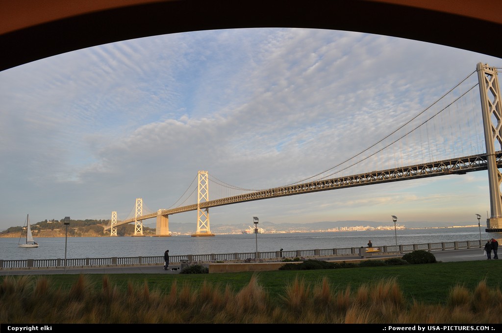 Picture by elki: San Francisco California   oakland bridge, embarcadero, san francisco, rincon park