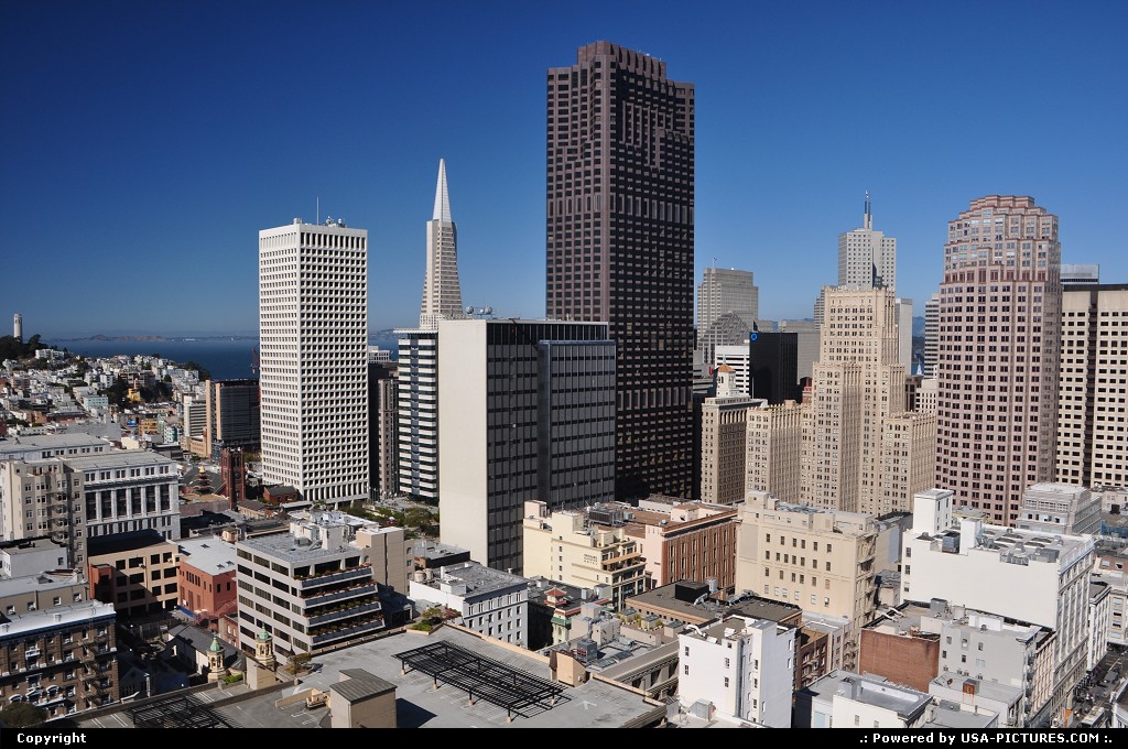 Picture by WestCoastSpirit: San Francisco California   sfo, sf, coit tower, transamerica, pier 39