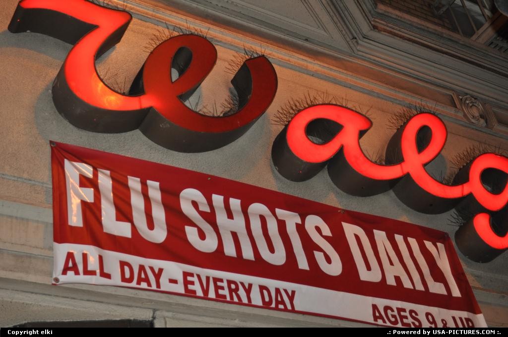 Picture by elki: San Francisco California   flu shot walgreens