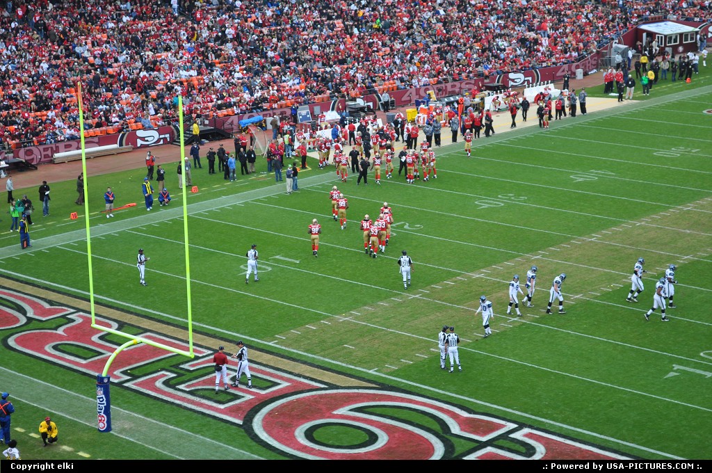 Picture by elki: San Francisco California   49 ers Seattle Seahawks San Francisco