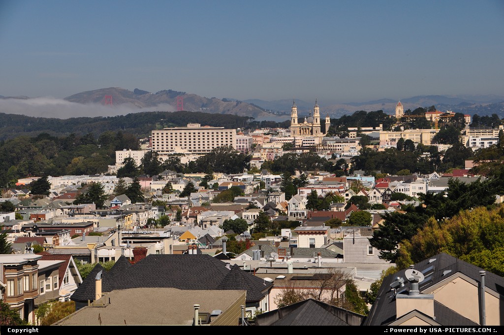 Picture by WestCoastSpirit: San Francisco California   golden gate, bridge, twin peaks, golden gate park