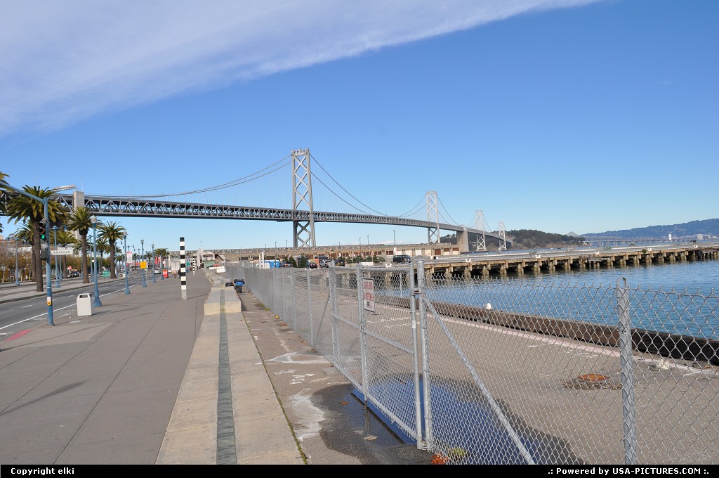 Picture by elki: San Francisco California   oakland bridge
