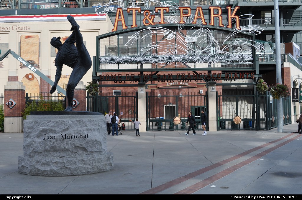 Picture by elki: San Francisco California   at&t, san francisco, giants