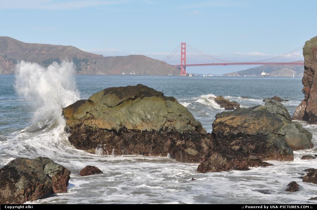 Picture by elki: San Francisco California   coastal trail, san francisco